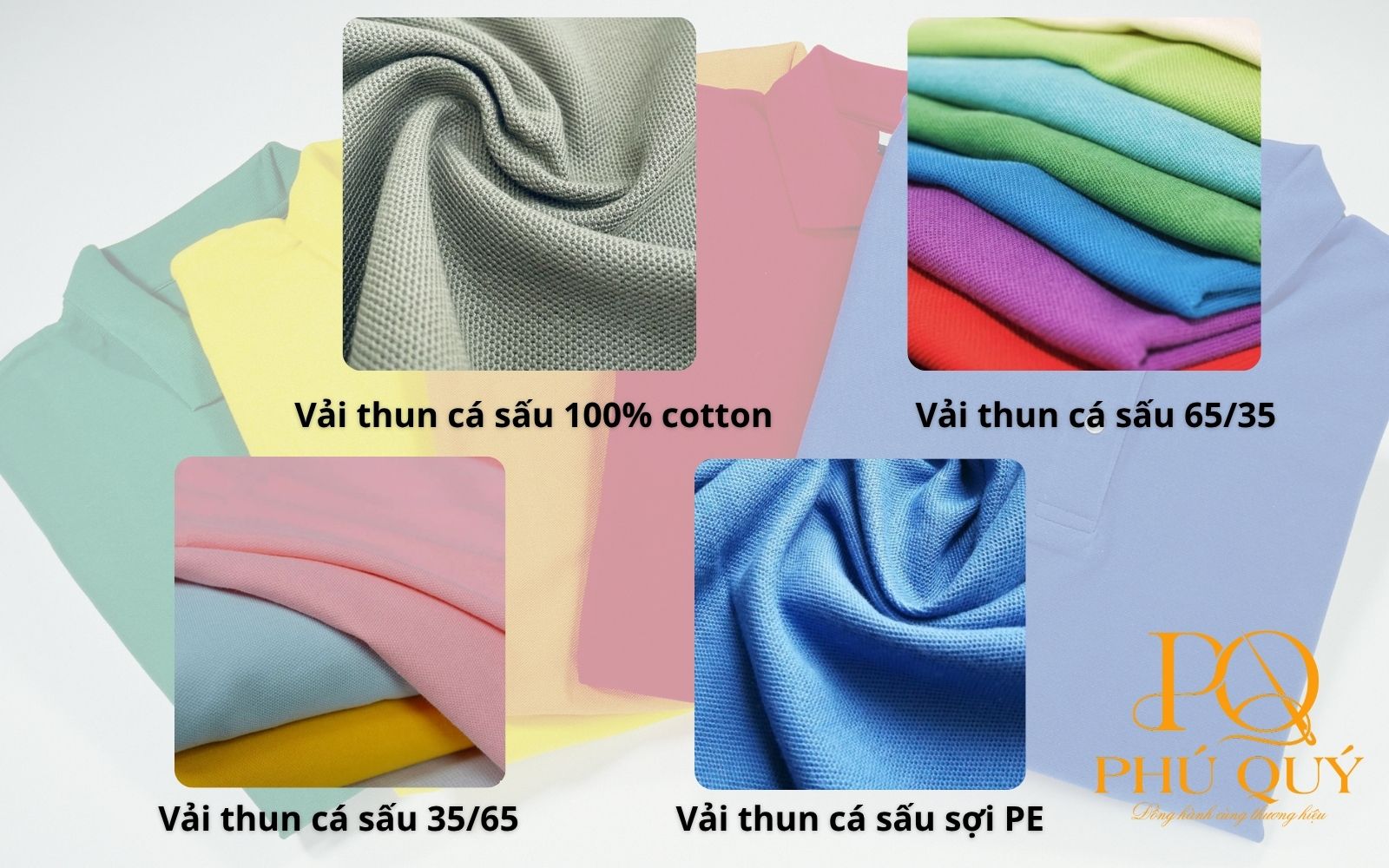 Các loại vải thường dùng để may đồng phục áo thun cá sấu 
