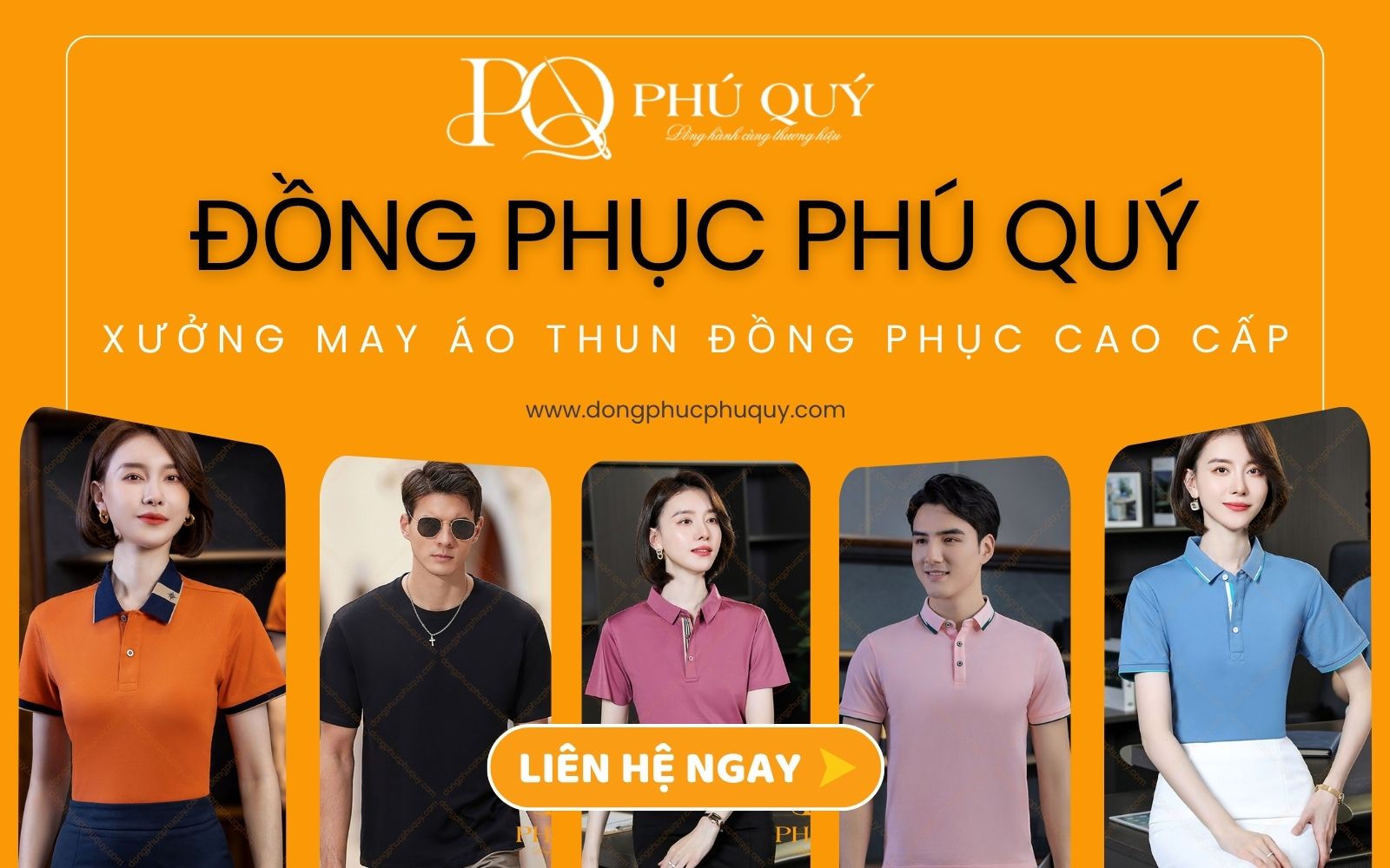 Xưởng may đồng phục áo thun cao cấp, giá tốt