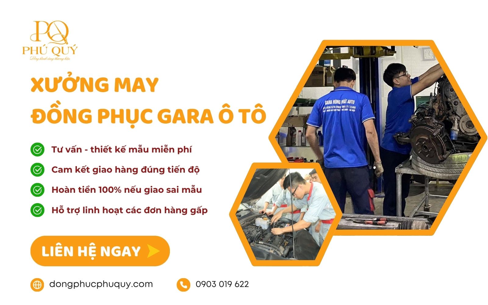 may đồng phục garage may đồng phục garage
