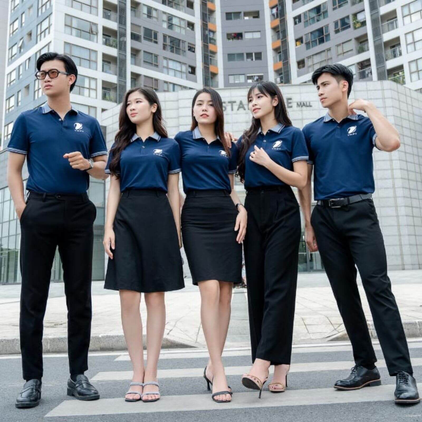 Mẫu áo polo đồng phục công ty may theo yêu cầu tại Đồng Phục Phú Quý