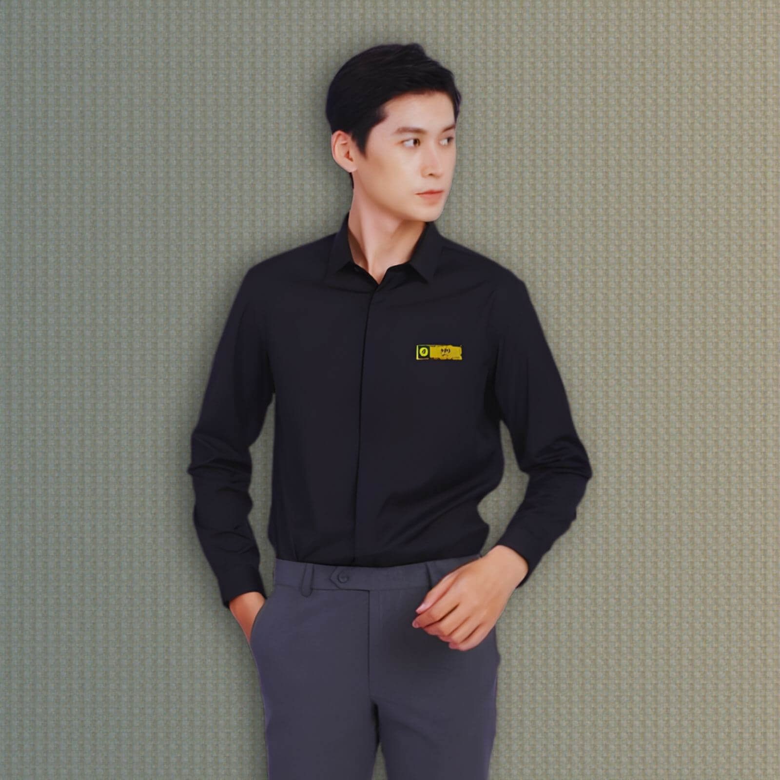 Mẫu áo sơ mi đồng phục công ty cho nhân viên cửa hàng, kho vận tại Đồng Phục Phú Quý