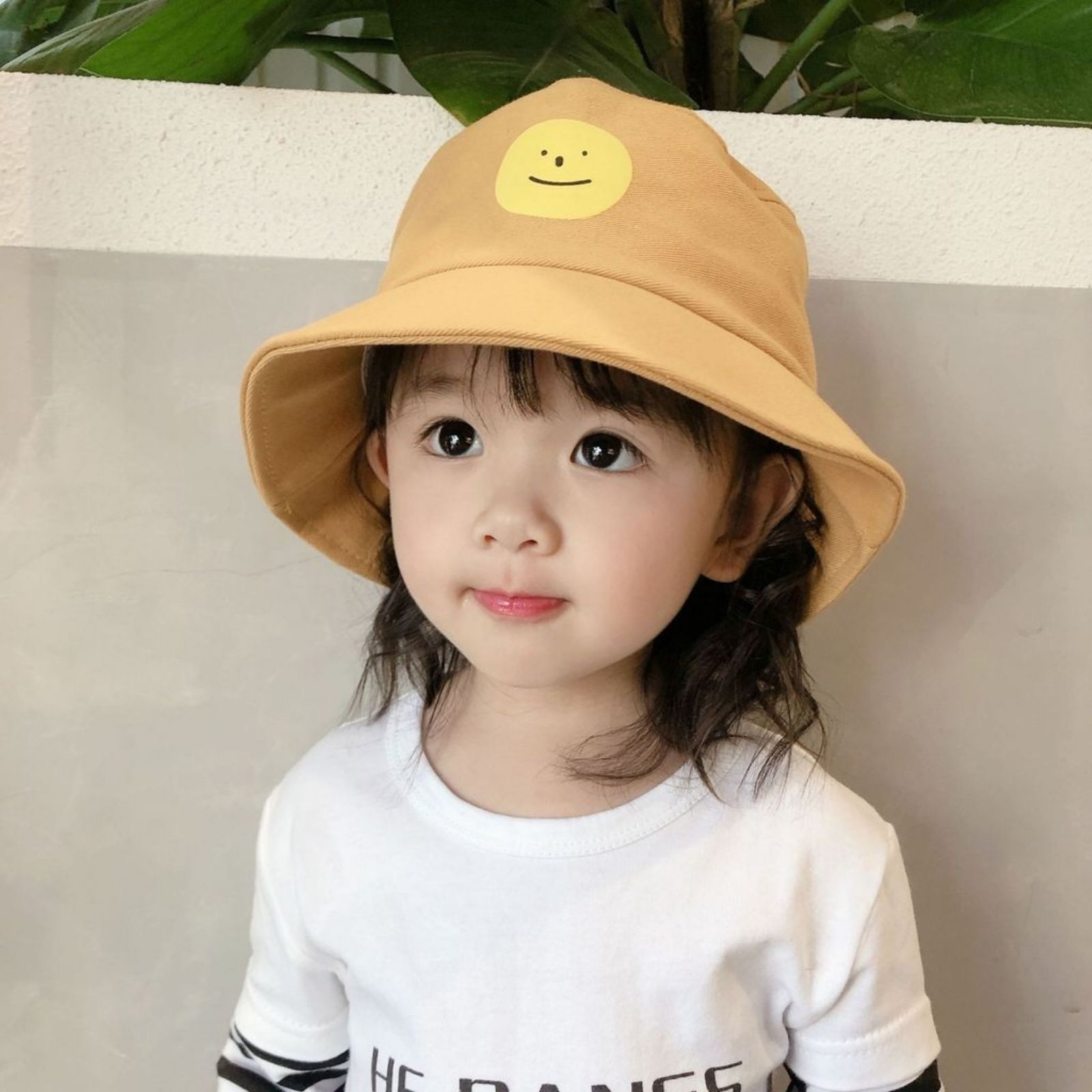 Mẫu nón đồng phục mầm non dáng bucket thêu tên trường của Đồng Phục Phú Quý
